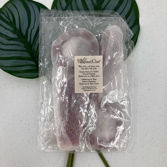 The Pampered Chef 2181 Multi-Colored Cranberry Beaded Tassel Napkin Ring 2 Set - Picture 3 of 4